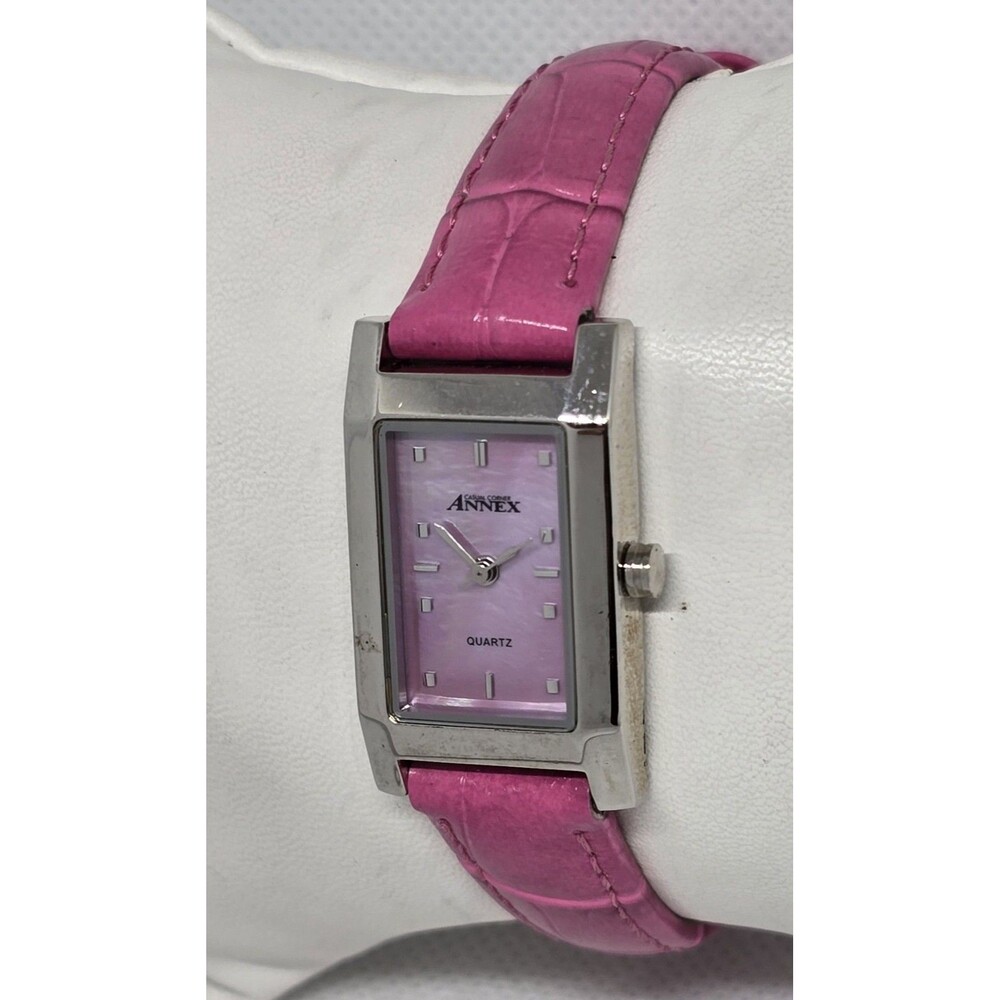 ANNEX Casual Corner 01757 Genuine Leather Quartz Women's Watch New Battery 14 - Picture 2 of 9